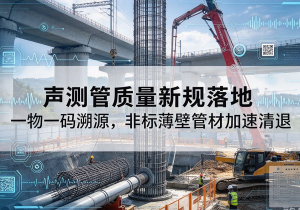 方山声测管质量新规落地，一物一码溯源，非标薄壁管材加速清退