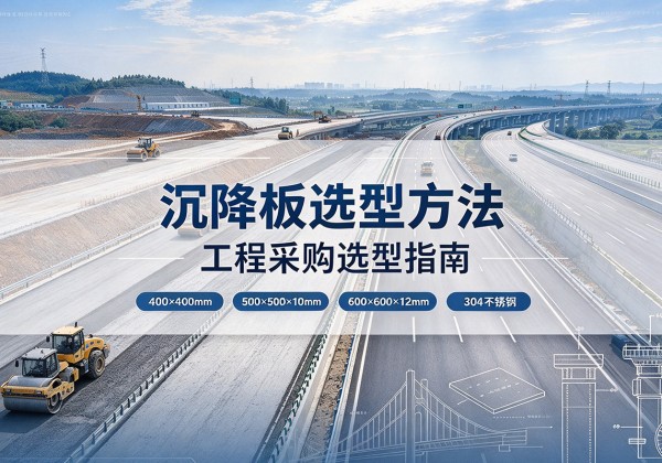 方山沉降板选择方法